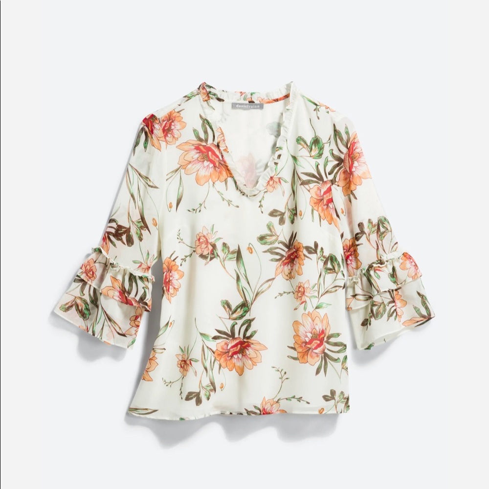 Stitch Fix Daniel rainn - liones ruffle trim blouse